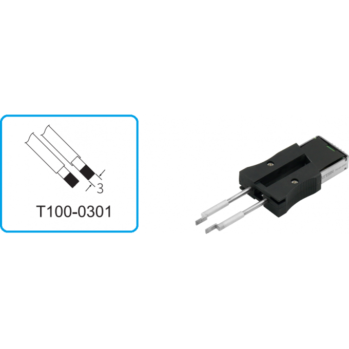 Наконечники прямое лезвие ATTEN T100 3 мм 15A000138