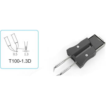 Наконечники изогнутые конические ATTEN T100 1.3 мм 15A000141