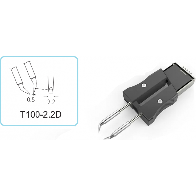 Наконечник изогнутый конический ATTEN T.2D для термопинцета GT-N100P 15A000143