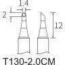Паяльное жало ATTEN T130 коническое со скосом 1.4 мм 15A000179