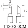 Жало коническое со скосом ATTEN T130 диаметр 2 мм 15A000184