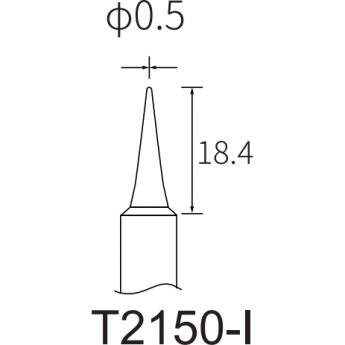 Жало коническое ATTEN T2150-I для паяльника серии T2150, 0.5 мм 15A000254