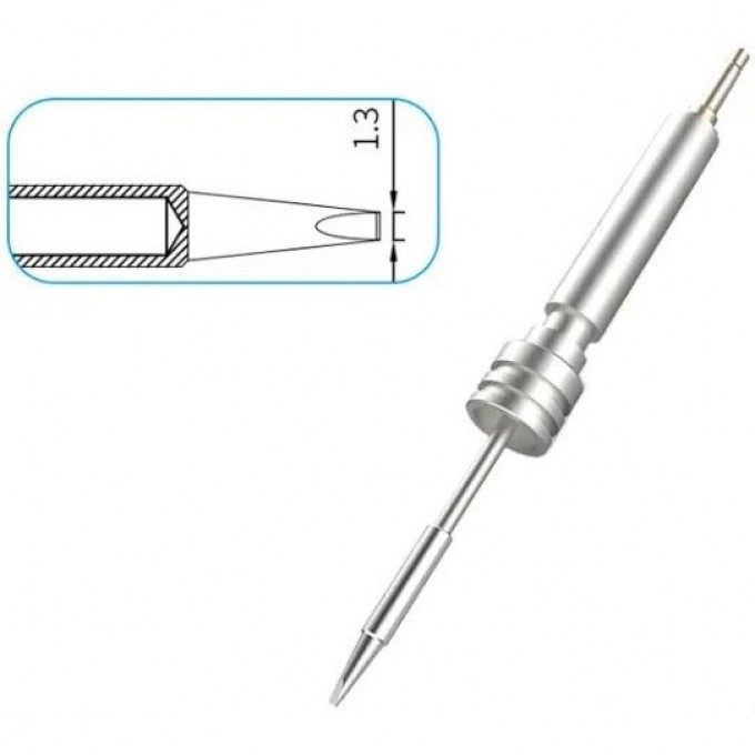 Жало клиновидное для паяльника ATTEN T50, 1.3 мм 15A000298