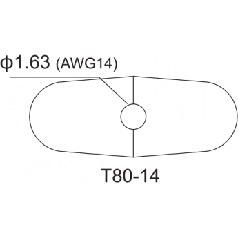 Наконечник для термозачистки проводов ATTEN T AWG 14 (⌀1,63 мм) 15A000320