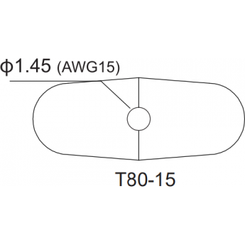 Наконечник для термозачистки проводов ATTEN T лезвие AWG 15 (⌀1.45 мм) 15A000321