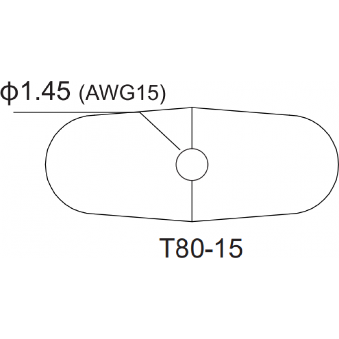 Наконечник для термозачистки проводов ATTEN T лезвие AWG 15 (⌀1.45 мм) 15A000321