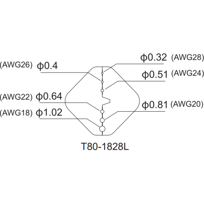 Наконечник для термозачистки проводов ATTEN TL AWG 15A000325