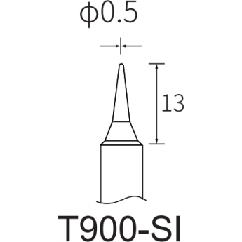 Жало коническое ATTEN T900-SI 0.5 мм 15A000374