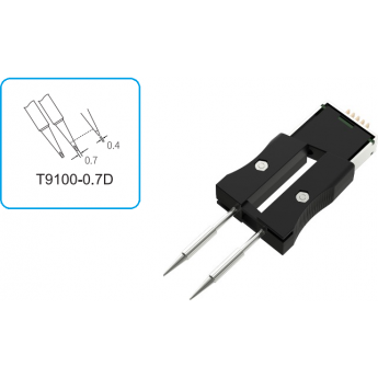 Наконечники клиновидные прямые ATTEN T9100 0.7x0.4 мм 15A000378