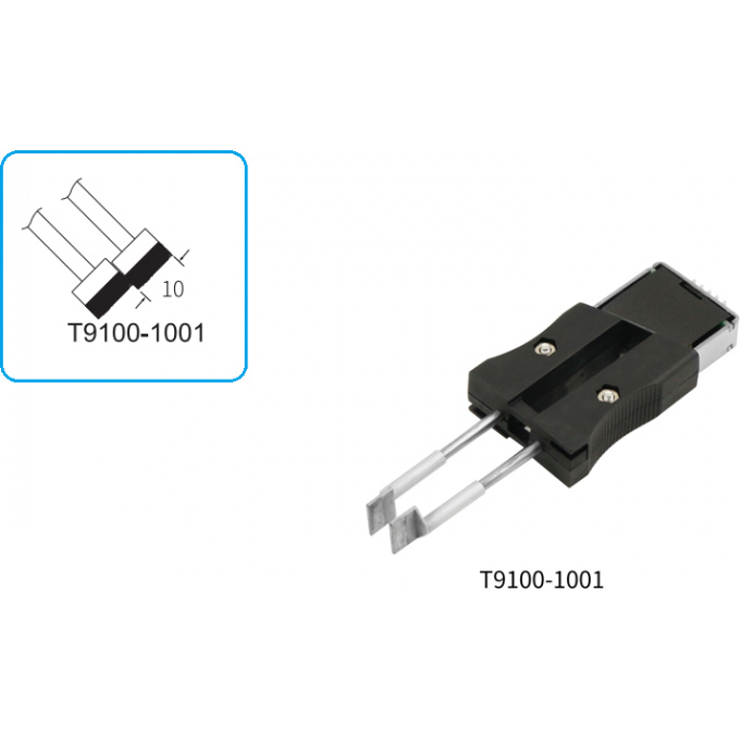 Наконечник для термопинцета ATTEN T9100 прямое лезвие 10 мм 15A000384