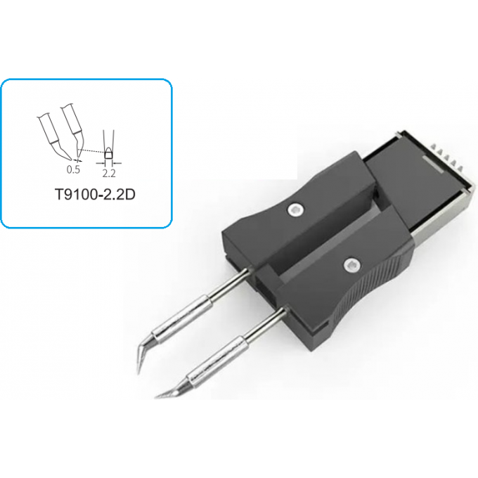 Наконечник ATTEN T9100 изогнутый конический 0.5 мм / 2.2 мм 15A000385