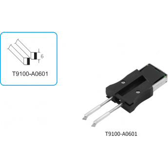 Наконечник для термопинцета ATTEN T9100 изогнутое лезвие 6 мм 15A000387