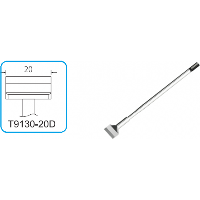 Жало прямое лезвие ATTEN T9130 20 мм 15A000403
