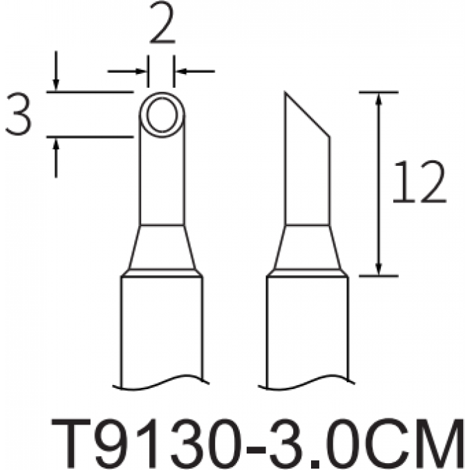Жало коническое микроволна ATTEN T9130 15A000404