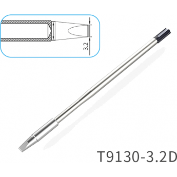 Жало клиновидное прямое ATTEN T9130 3.2x1.2 мм 15A000406 Жало клиновидное прямое ATTEN T9130 3.2x1.2 мм 15A000406