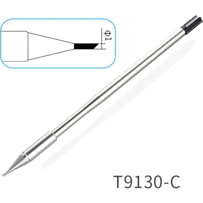 Жало цилиндрическое со скосом ATTEN T9130-C 1 мм 15A000409