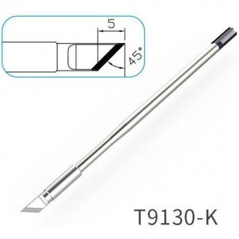 Жало ATTEN T9130 косой нож 5×2 мм для паяльника 15A000410