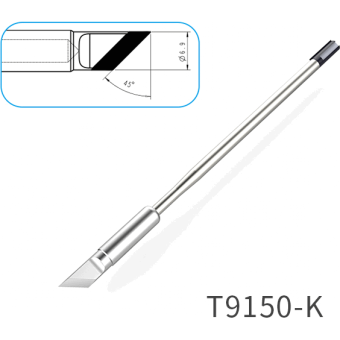 Жало для паяльника косой нож ATTEN T9150-K 6 15A000424