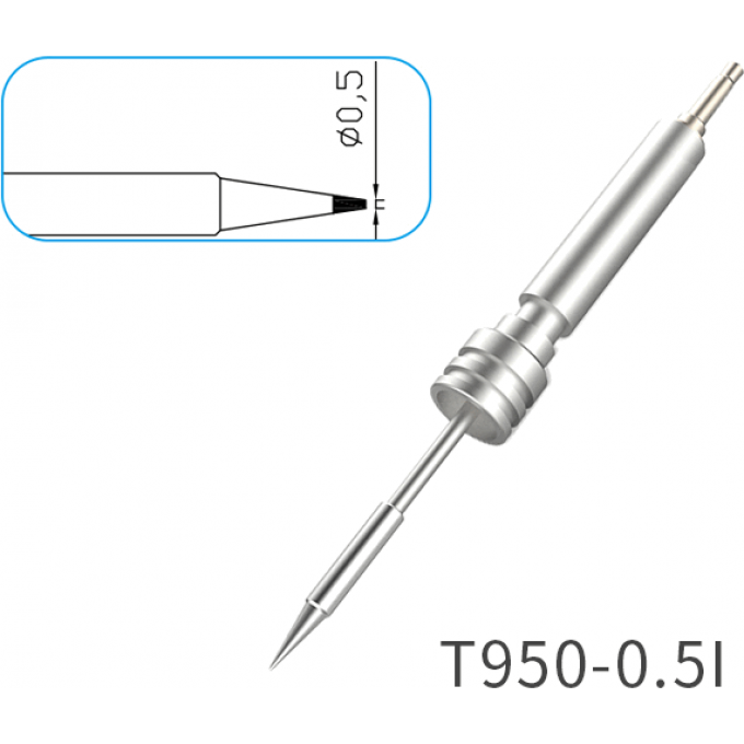 Жало коническое ATTEN T950 0.5 мм 15A000429