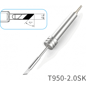 Жало ATTEN T950 косой нож 2x1.2 мм 15A000432