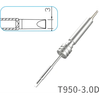 Жало для паяльника ATTEN T950 клиновидное прямое 15A000434
